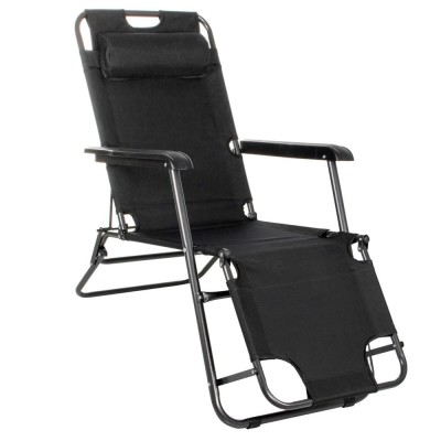 Sezlong pliabil Relax Zero Gravity, 80x60x153cm, negru Household NewTrend foto