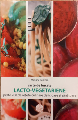 Carte de bucate lacto vegetariene foto