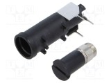 Clemă THT 16A 250/500V neagră pentru siguranțe cilindrice SCHURTER FUP