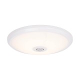 Plafoniera LED Erste cu Senzor Miscare, 15W, DIP CCT Selectabil, IP40, &Oslash;295x67mm, Alb, Iluminat Automatizat Eficient pentru Interior, Aplicata