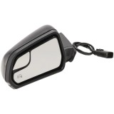 Oglinda usa exterioara Ford Mustang, 01.2018, montare stanga, reglaj electric; carcasa neagra, grunduit; incalzire; sticla plana; sticla crom; 12