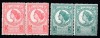 ROMANIA 1913 REGINA MARIA TIMBRE DE AJUTOR ASISTENTA TUBERCULOSILOR PERECHE SERII STARE MNH, Nestampilat