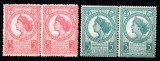 ROMANIA 1913 REGINA MARIA TIMBRE DE AJUTOR ASISTENTA TUBERCULOSILOR PERECHE SERII STARE MNH