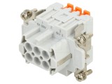 Conector ILME HDC 6 pini 16A 600V inserturi contact mamă JSH