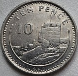 10 pence 1994 Gibraltar, Moorish Castle; small type, km#23.2