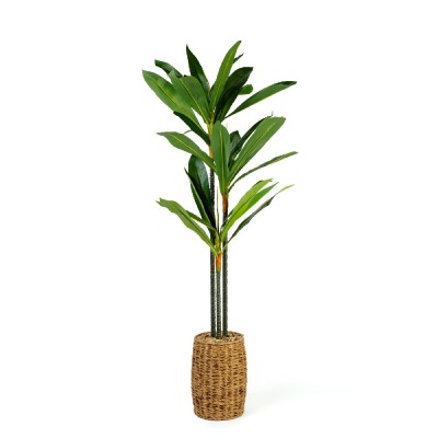 Planta decorativa artificiala Dracaena Fragrans &amp;ndash; 1,1&amp;ndash;1,2 m, verde Best CarHome foto