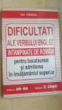 Dificultati ale verbului englez intampinate de romani pentru bacalaureat- Ion Vladoiu