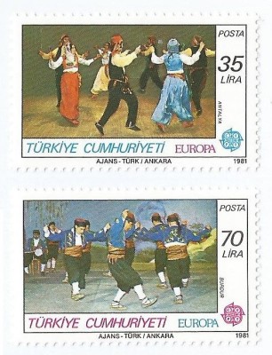 |Turcia, Europa CEPT, 1981, MNH foto