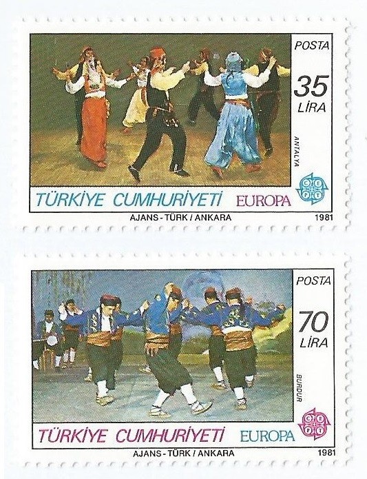 |Turcia, Europa CEPT, 1981, MNH