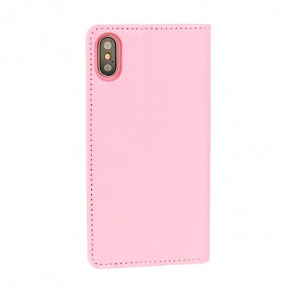 Husa Flip Carte Smart Apple iPhone X / Xs Light Pink