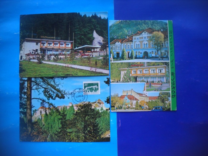 HOPCT LOT 2232 RASNOV -IP -JUD BRASOV-3 CARTI POSTALE-CIRCULATE