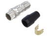 Conector circular HR10 push-pull mufă argintie - Mufă argintie HR10 push-pull