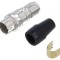 Conector circular HR10 push-pull mufă argintie - Mufă argintie HR10 push-pull