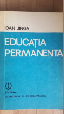 Educatia permanenta- Ioan Jinga foto