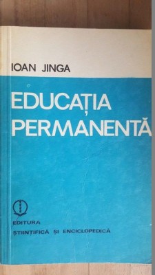 Educatia permanenta- Ioan Jinga foto