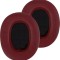 Set 2 bureti pentru casti Skullcandy Crusher ANC EVO 3.0 / 2.0 / 360 / Hesh 3 / Venue, Over-Ear, Rosu inchis, Spuma cu memorie, Piele ecologica