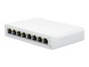 Ubiquiti UniFi USW, Lite, 8, PoE , Switch Managed 8A Gigabit, 4A PoE+ (52W), Desktop Wall, mount