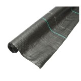 Plasa de mulcire anti-buruieni Breckner Germany, PP neagra, permeabila, 1.5x10m, 70 g/m2, protectie UV pentru sol si culturi