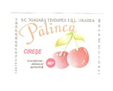 Eticheta Palinca cirese S.C. Niagara Timimpex SRL Oradea, anii '90, nefolosita