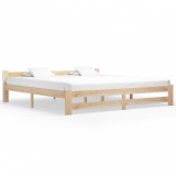 VidaXL Cadru de pat, 200 x 200 cm, lemn masiv de pin