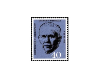 Germania 1960 - George C. Marshall, neuzata foto