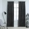 vidaXL Draperii opace cu c&acirc;rlige, 2 buc, antracit, 140x225 cm catifea 134501