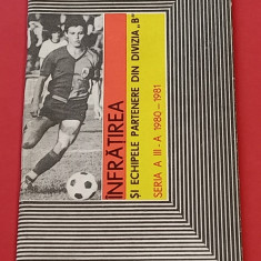 Agenda -program fotbal-AS INFRATIREA ORADEA si echipele partenere div.B `80-`81