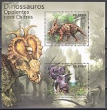 Sao Tome si Principe 2011 - Dinozauri cu coarne, Colita, MNH