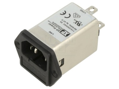 Conector alimentare AC C14 3A 250VAC foto