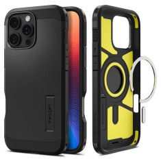 Husa iPhone 16 Pro Spigen Tough Armor MagSafe, negru foto