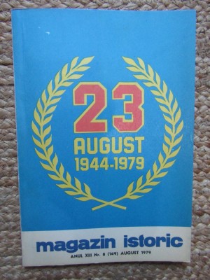 Magazin Istoric, Nr. 8 - AUGUST 1979 foto