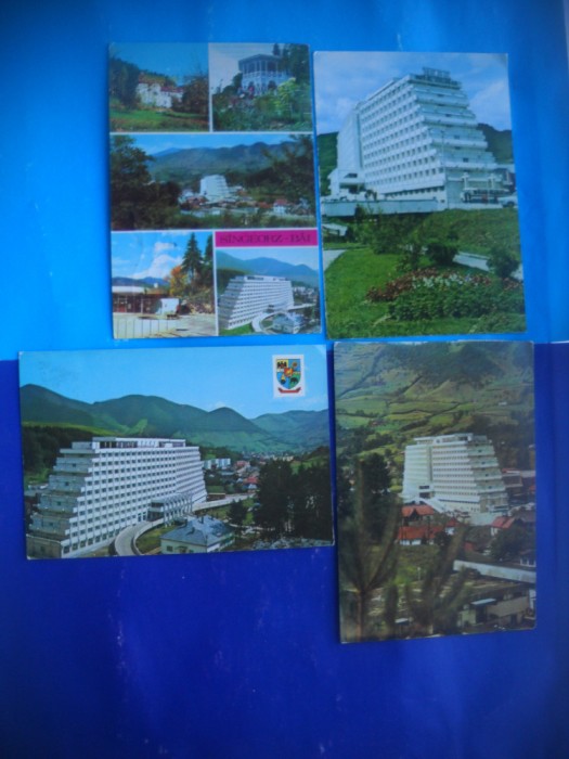 HOPCT LOT 2517 SANGEORZ BAI -JUD BISTRITA NASAUD-4 CARTI POSTALE-CIRCULATE