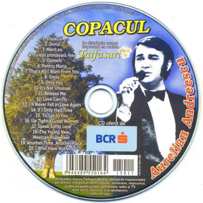 CD Aurelian Andreescu &amp;lrm;&amp;ndash; Copacul, original foto