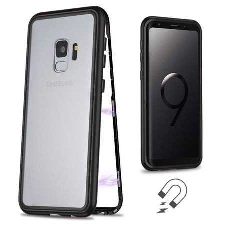Husa Magnetic Case 360&deg; pentru Samsung Galaxy S9,, Negru