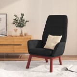 VidaXL Scaun de relaxare, negru, material textil