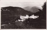 CP450 Mănăstirea Horezu &ndash; V&acirc;lcea Vedere totală, carte poștală, 1938, Fischer, Sibiu