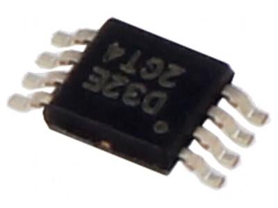 Convertor D/A 16-bit 93ksps 2 Canale VSSOP8 -40&amp;divide;105&amp;deg;C &amp;plusmn;1LSB foto