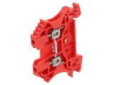 Conector Șine 2.5mm&sup2; Roșu TS35 800V