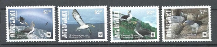 Aitutaki 2016 - Fauna WWF, pasari, serie neuzata