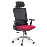 SCAUN ERGONOMIC CU BRATE REGLABILE SYYT 9504 ROSU