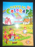 Carte de colorat cu povesti si abtibilduri. Jumbo Volumul 6