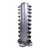 Suport Gantere inSPORTline RK2086 FitLine Training, Metalic, 20 Gantere, Baza 53x53cm, Inaltime 120cm, Antrenament Acasa/Sala