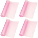 Set 4 covorase frigorifice anti-mucegai, 30x45cm, culoare roz