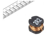 Inductor SMD 2,2uH 25m&Omega; 5,2x5,8x4,5mm