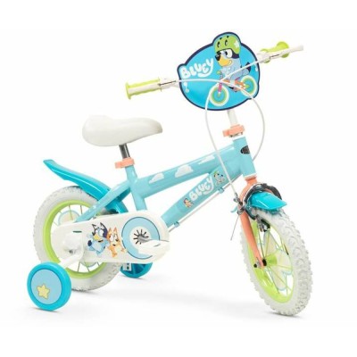 Bicicletă pentru copii Bluey 12&amp;quot; Albastru Verde foto