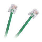 Cablu extensie telefonic verde 2m RJ11, Oem