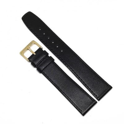 Curea Ceas XL Din Piele Neagra 18mm 20mm 22mm WZ1363 foto