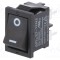 Comutator rocker DPST 2 poziții ON-OFF 10A 250V negru IP40 OMRON