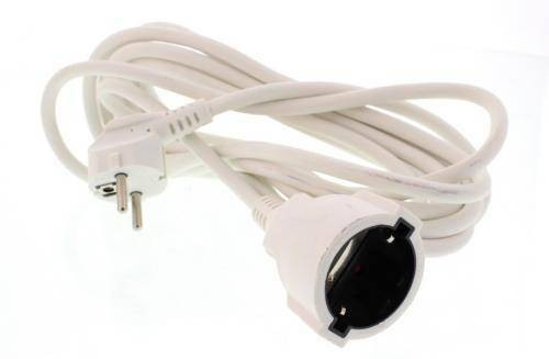 Cablu prelungitor 5m 1.5mm alb Well