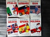 6 vol. colectia &bdquo;Pasaport pentru Mapamond&rdquo; (Italia, Germania, SUA, Spania, Polonia, Marea Britanie)